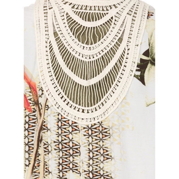 Chico's Woman's KIMONO STYLE JACKET-NONI One Size Chochet Resortwear RETAIL $148 - Picture 5 of 6